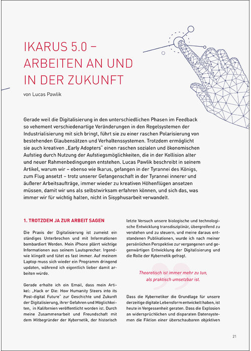 Ikarus 5.0 – Arbeiten an und in der Zukunft