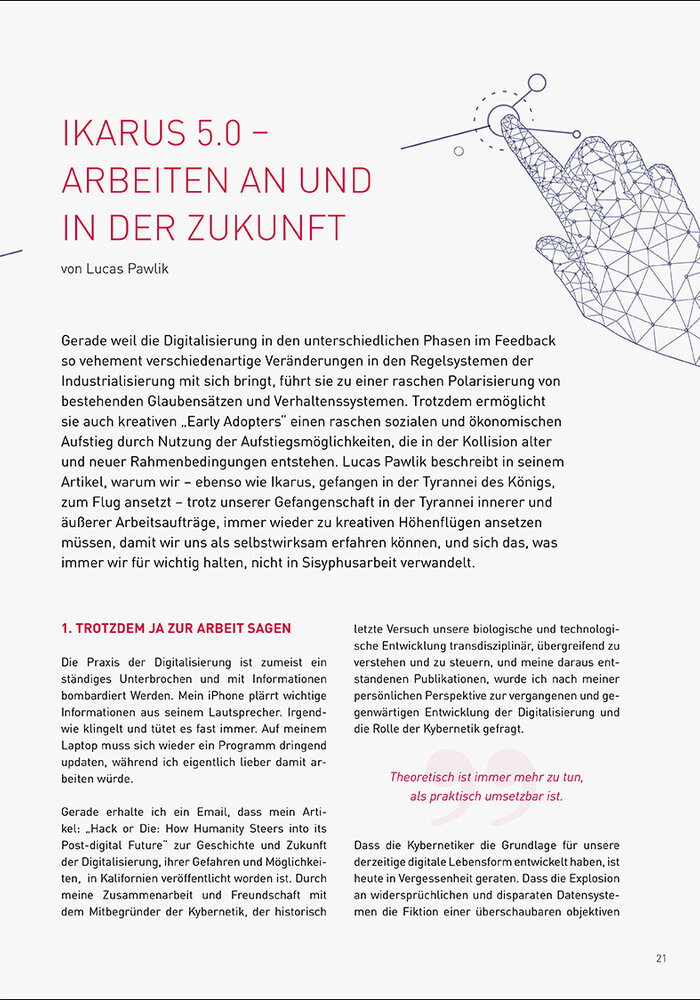 Ikarus 5.0 – Arbeiten an und in der Zukunft