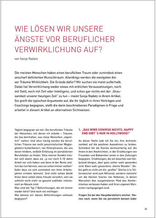 Wie lösen wir unsere Ängste vor beruflicher Verwirklichung auf?
