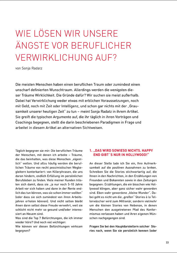 Wie lösen wir unsere Ängste vor beruflicher Verwirklichung auf?