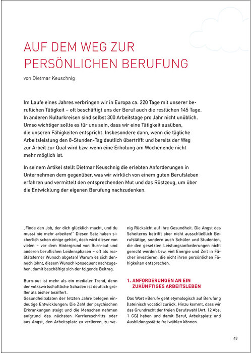 Auf dem Weg zur persönlichen Berufung