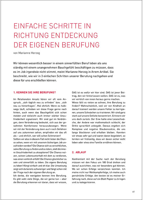 Einfache Schritte in Richtung Entdeckung der eigenen Berufung
