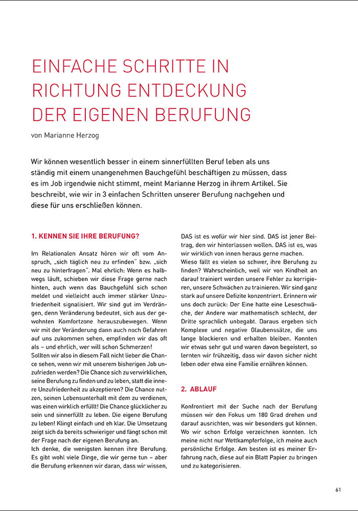 Einfache Schritte in Richtung Entdeckung der eigenen Berufung