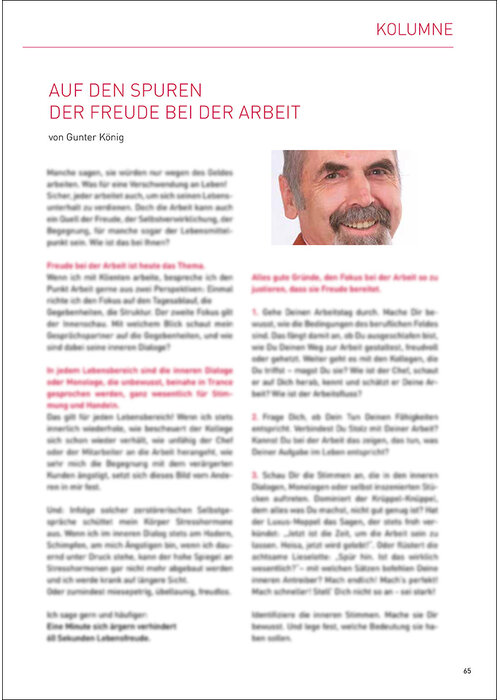 Auf den Spuren der Freude bei der Arbeit