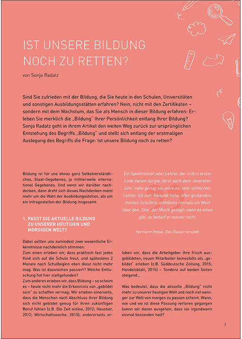 Ist unsere Bildung noch zu retten?