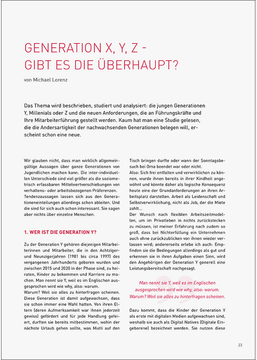 Generation X, Y, Z – gibt es die Überhaupt?