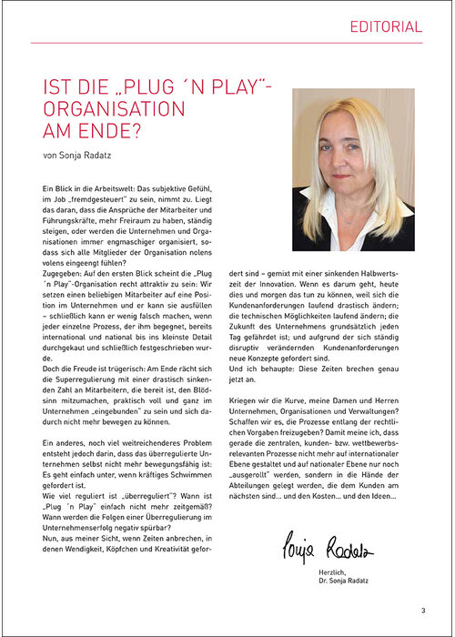 Ist die "Plug ' n Play" Organisation am Ende?