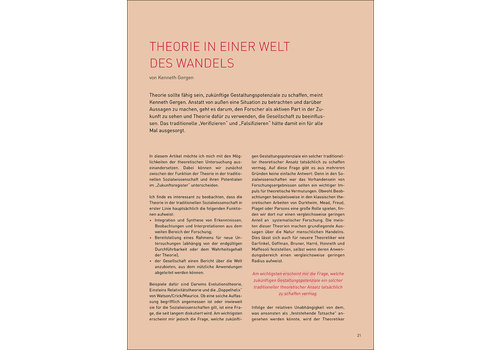 Theorie in einer Welt des Wandels