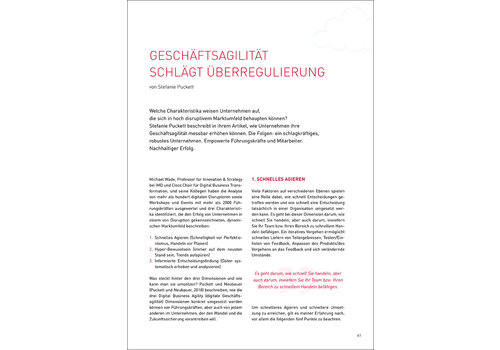 Geschäftsagilität schlägt Überregulierung