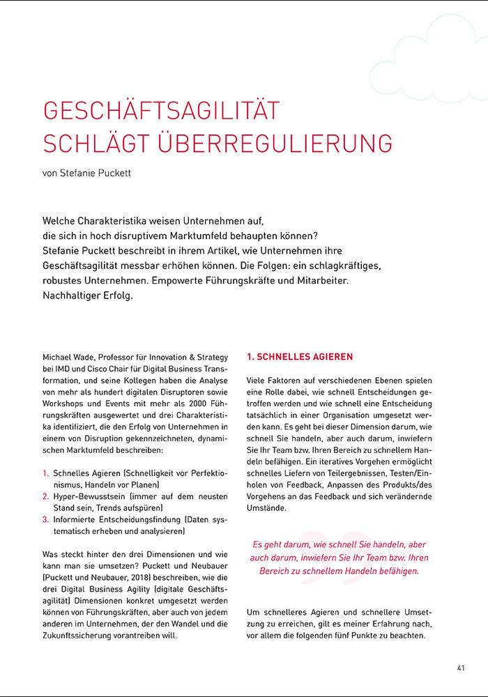 Geschäftsagilität schlägt Überregulierung