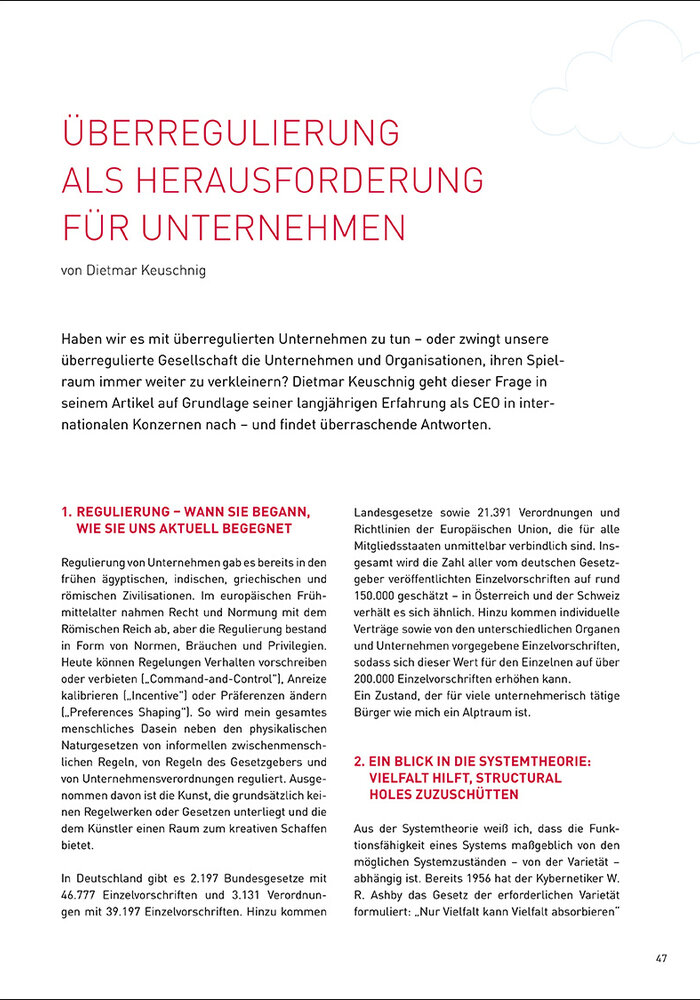 Überregulierung als Herausforderung für Unternehmen