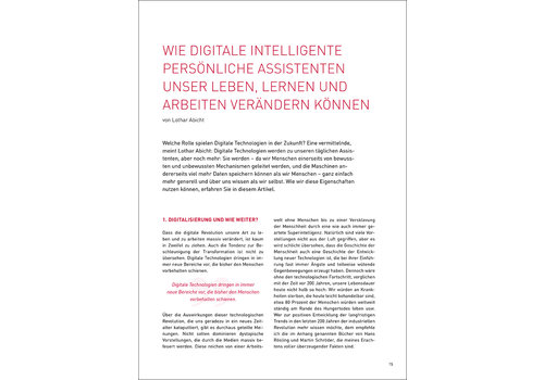 Wie digitale Assistenten unser Leben, Lernen und Arbeiten verändern