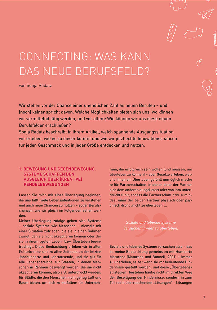 Connecting: Was kann das neue Berufsfeld?