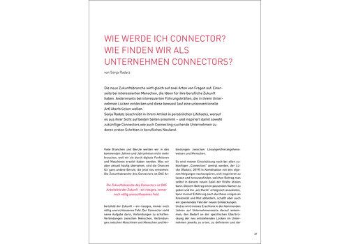 Wie werde ich Connector? Wie finden wir als Unternehmen Connectors?