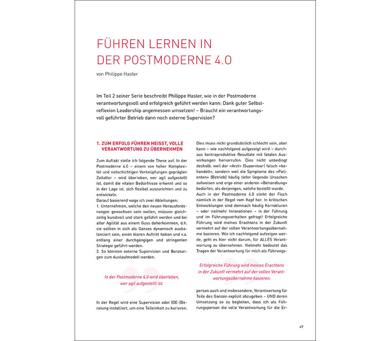 Führen in der Postmoderne lernen 4.0 – Teil 2