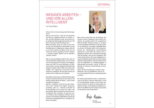 Weniger arbeiten – und vor allem: intelligent