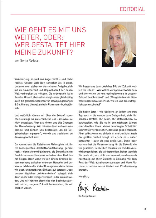 Wie geht es mit uns weiter, oder: wer gestaltet hier meine Zukunft?