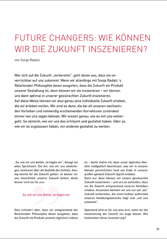 Future Changers: wie können wir die Zukunft inszenieren?