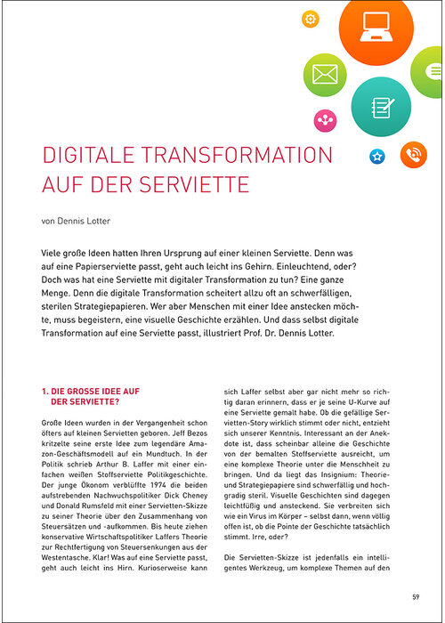 Digitale Transformation auf der Serviette