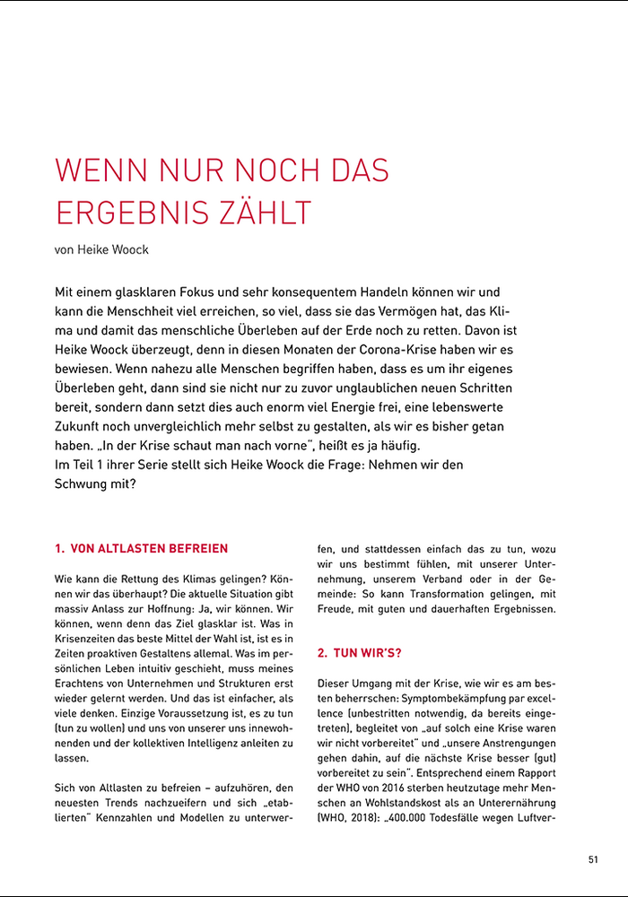 Wenn nur noch das Ergebnis zählt