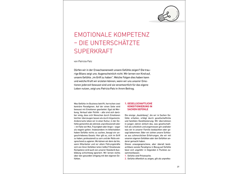 Emotionale Kompetenz – Die unterschätzte Superkraft