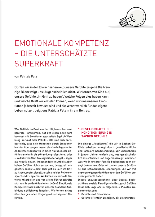 Emotionale Kompetenz – Die unterschätzte Superkraft