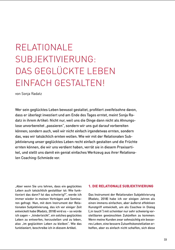 Relationale Subjektivierung: Das geglückte Leben einfach gestalten