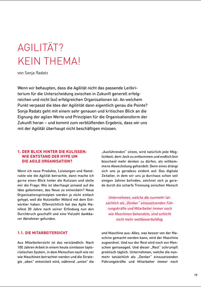 Agilität? Kein Thema!