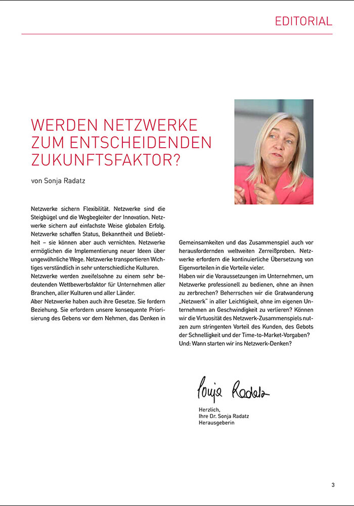 Werden Netzwerke zum entscheidenden Zukunftsfaktor?
