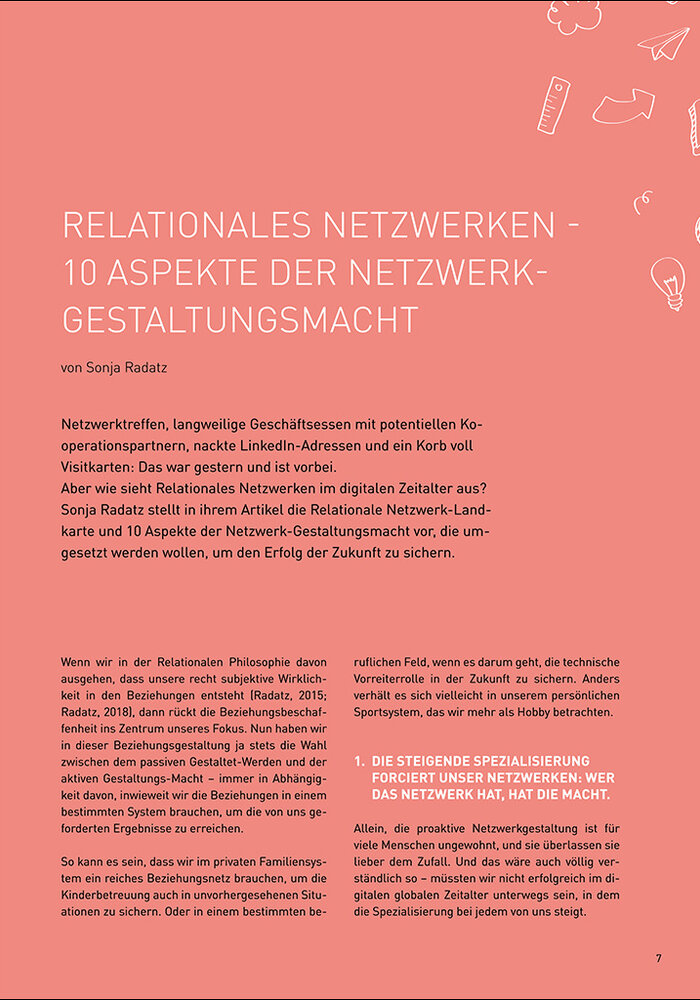 Relationales Netzwerken – 10 Aspekte der Netzwerk-Gestaltungsmacht