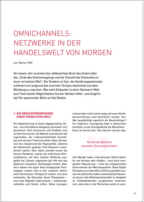 Omnichannels: Netzwerke in der Handelswelt von Morgen