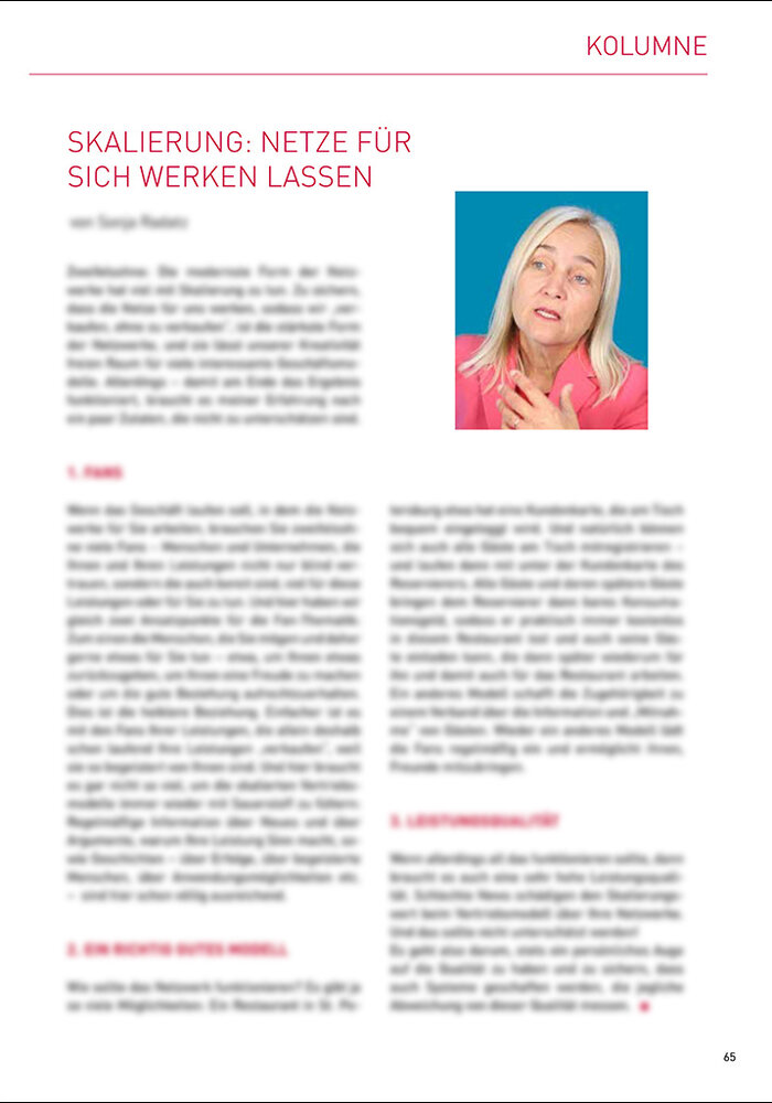 Skalierung: Netze für sich werken lassen