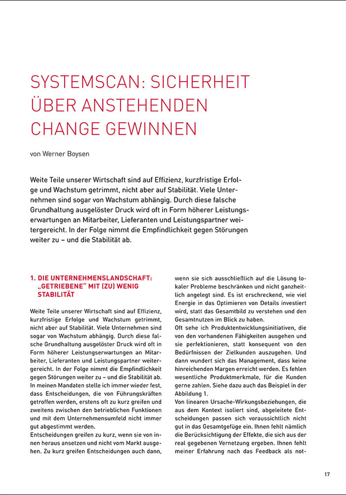 Systemscan: Sicherheit über anstehenden Change gewinnen