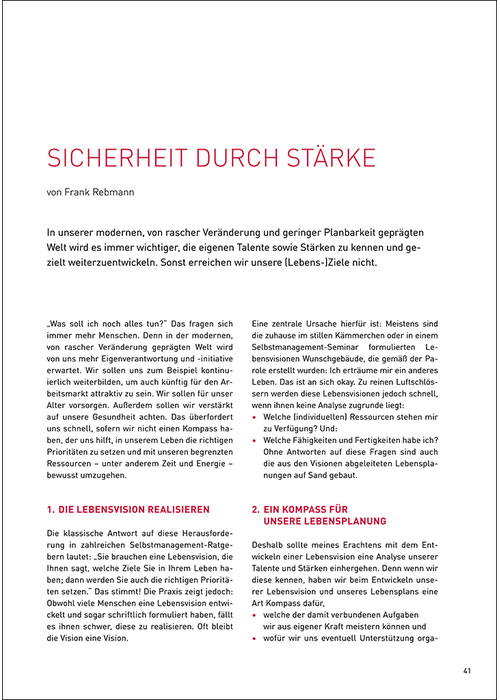 Sicherheit durch Stärke