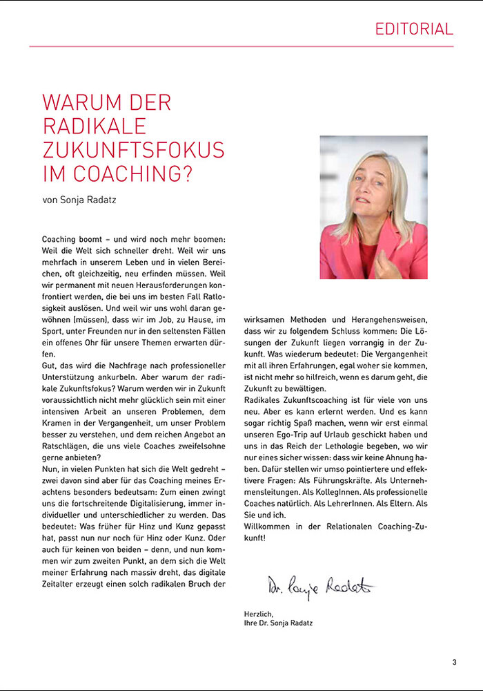 Warum der radikale Zukunftsfokus im Coaching?