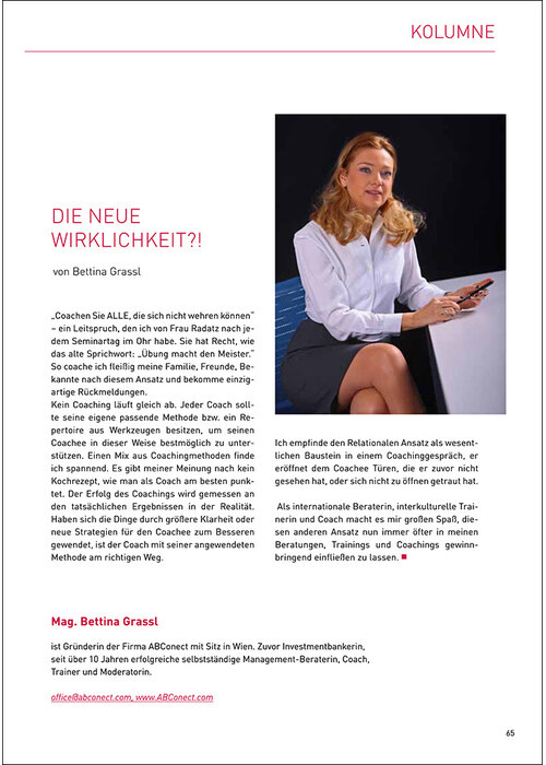 Die neue Wirklichkeit?!