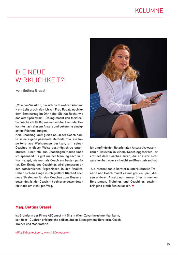 Die neue Wirklichkeit?!