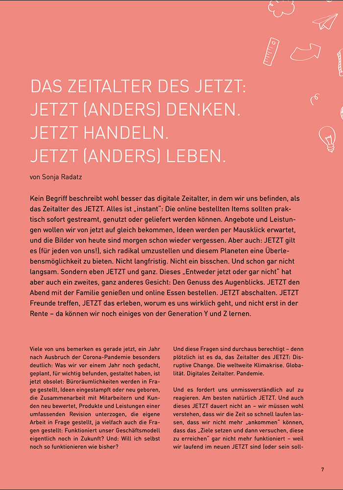 Das Zeitalter des JETZT: JETZT (anders) denken. JETZT handeln. JETZT (anders) leben.