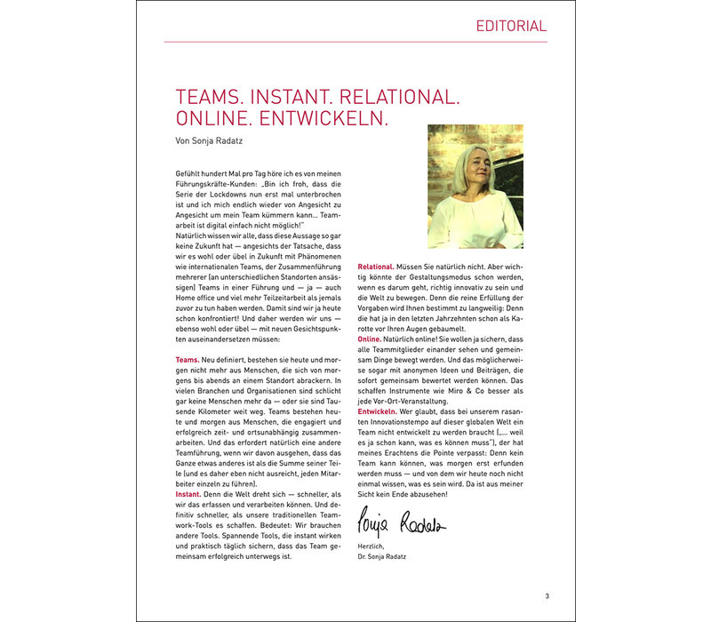 Teams. Instant. Relational. Online. Entwickeln.