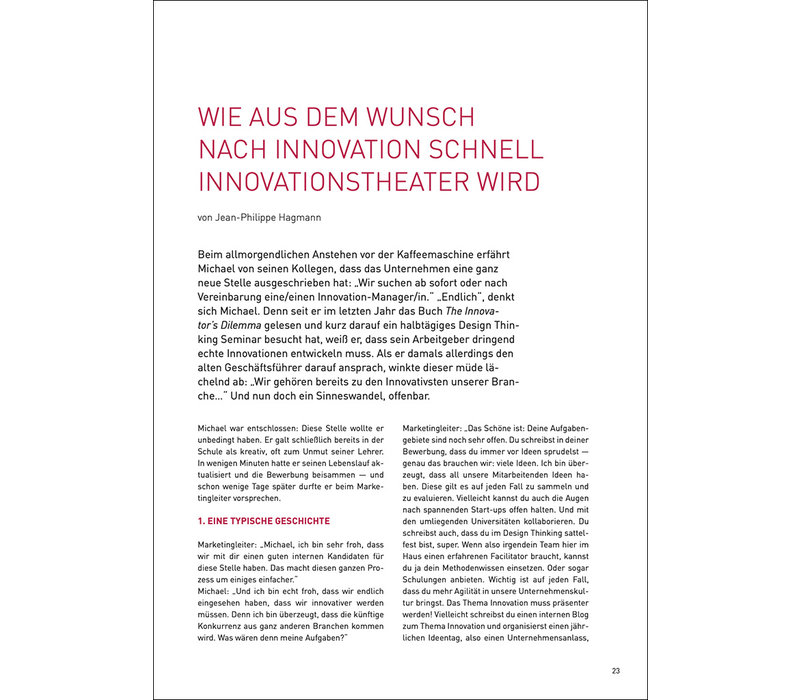 Wie aus dem Wunsch nach Innovation schnell Innovationstheater wird