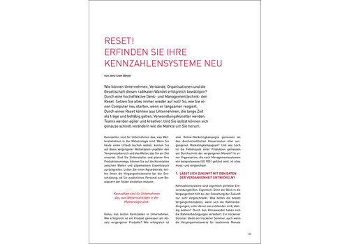 Reset! Erfinden Sie ihre Kennzahlensysteme neu