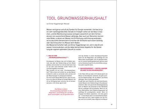 Tool Grundwasserhaushalt