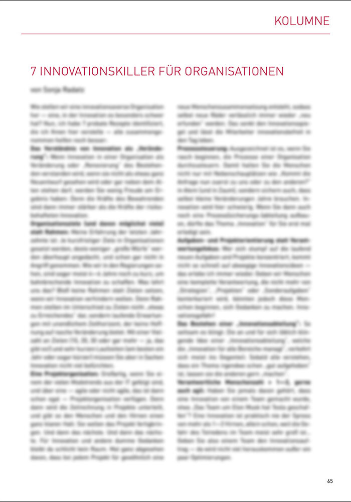 7 Innovationskiller für Organisationen