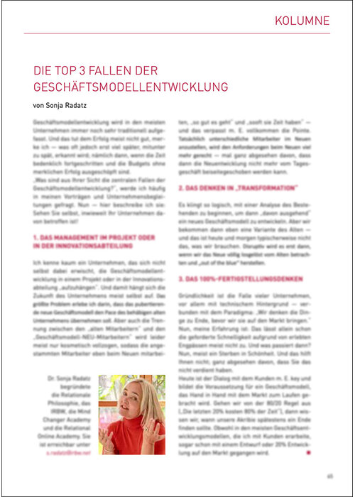 Die top 3 Fallen der Geschäftsmodellentwicklung