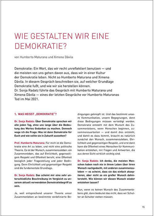 Wie gestalten wir eine Demokratie?