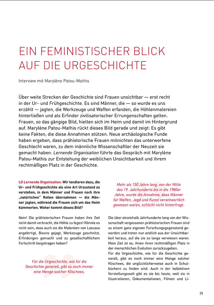 Ein feministischer Blick auf die Urgeschichte