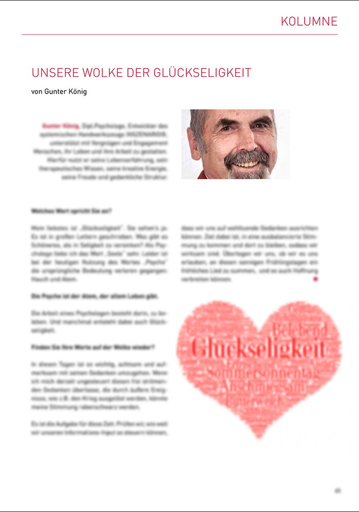 Unsere Wolke der Glückseligkeit