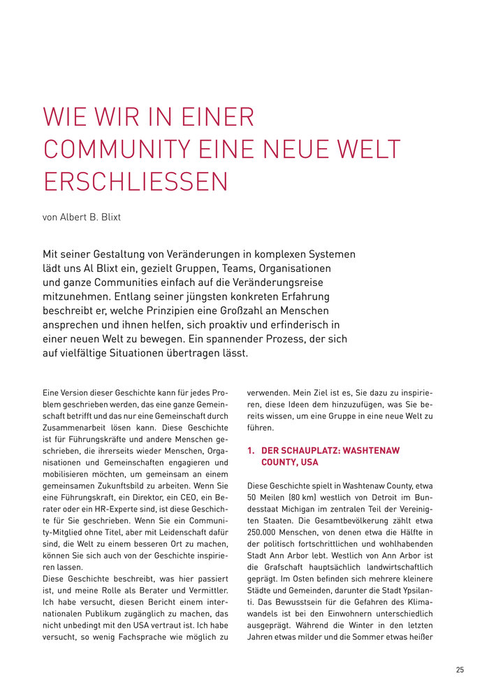 Wie wir in einer Community eine neue Welt erschliessen