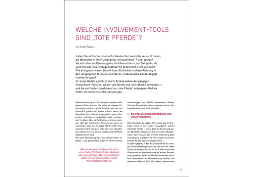 Welche Involvement-Tools sind „tote Pferde“?