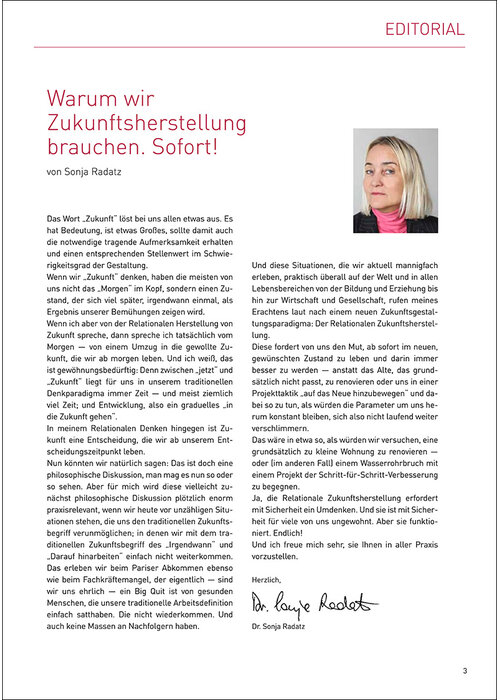 Warum wir Zukunftsherstellung brauchen. Sofort!